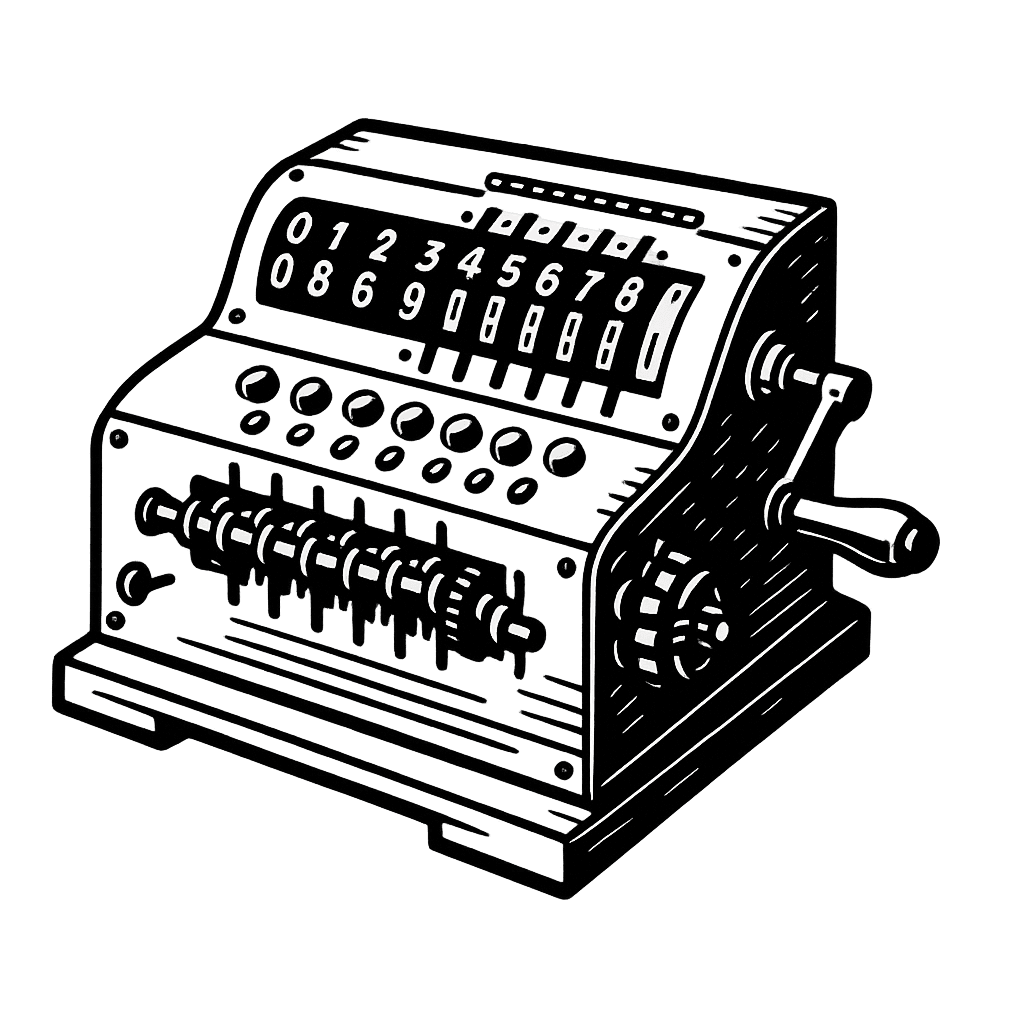 Machine learning engine illustration